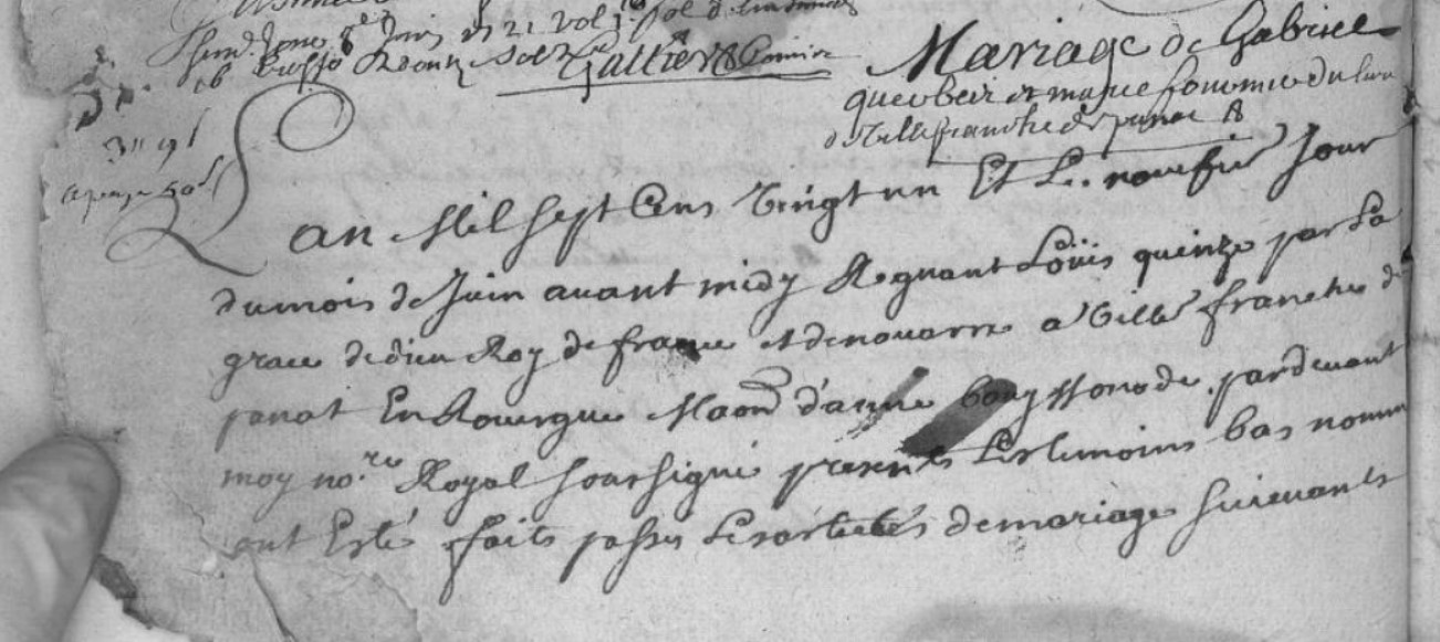 Contrat de mariage Querbes Gabriel Fournier Marie 1.jpg